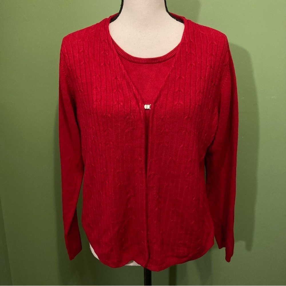 VIP Vibrant Red Women's Cardigan